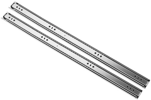 VEVOR Heavy Duty Drawer Slides, 34 inch 265 lbs Load Side Mount Rails, for Cabinets, Kitchen, Workbench, RV, 3-Fold Full Extension Ball Bearing Rails, Carbon Steel, with Screws & Nuts, 1 Pair VEVOR Heavy Duty Drawer Slides, 34 inch 265 lbs Load Side Mount Rails, for Cabinets, Kitchen, Workbench, RV, 3-Fold Full Extension Ball Bearing Rails, Carbon Steel, with Screws & Nuts, 1 Pair