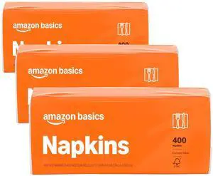 Everyday Paper Napkins, 400 Count (Pack of 3) Everyday Paper Napkins, 400 Count (Pack of 3)