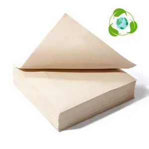 Recycled Post Consumer Napkins, Compostable Unbleached Eco Lunch Napkins, 50 PCS Disposable Dinner Napkin Recycled Post Consumer Napkins, Compostable Unbleached Eco Lunch Napkins, 50 PCS Disposable Dinner Napkin