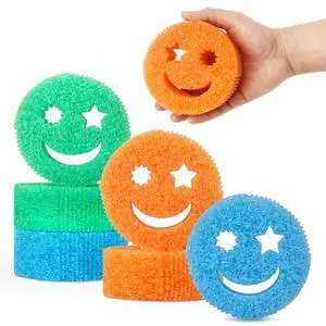 Kitchen Sponges 6 Pack, Scratch Free Dish Sponges for Kitchen & Bathroom Kitchen Sponges 6 Pack, Scratch Free Dish Sponges for Kitchen & Bathroom