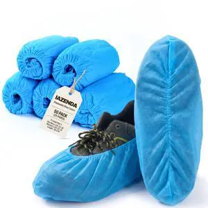 XL Disposable Shoe Covers - 50 Pack (25 Pairs) Oversized Non-Woven Booties XL Disposable Shoe Covers - 50 Pack (25 Pairs) Oversized Non-Woven Booties