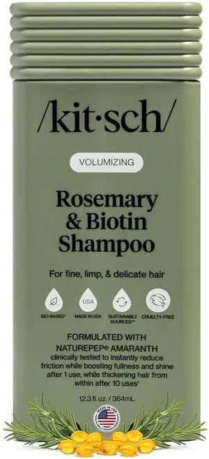 Rosemary & Biotin Shampoo for Hair Growth Made in USA, 12.3 oz Rosemary & Biotin Shampoo for Hair Growth Made in USA, 12.3 oz