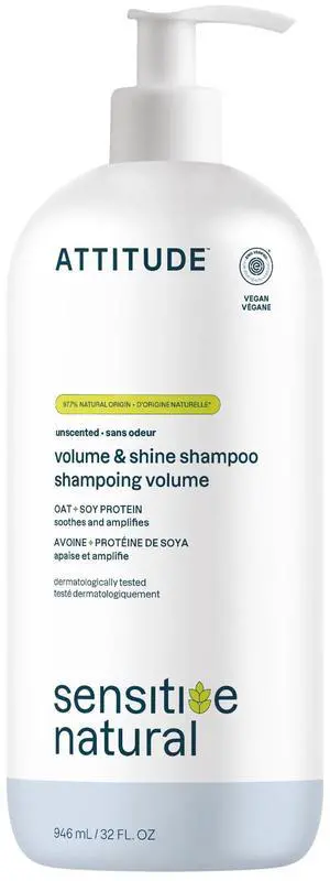 Hair Shampoo for Sensitive Dry Scalp, EWG Verified, Soothing Oat, For Thin Hair, Naturally Derived Ingredients, Vegan and Plant-Based, Volume and Shine, Unscented, 32 Fl Oz Hair Shampoo for Sensitive Dry Scalp, EWG Verified, Soothing Oat, For Thin Hair, Naturally Derived Ingredients, Vegan and Plant-Based, Volume and Shine, Unscented, 32 Fl Oz