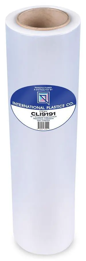 18" 70 Gauge Plastic Stretch Film/Wrap 1500ft | 500% Stretch Cling Durable Adhering Packing Moving Packaging Heavy Duty Shrink (Clear) 18" 70 Gauge Plastic Stretch Film/Wrap 1500ft | 500% Stretch Cling Durable Adhering Packing Moving Packaging Heavy Duty Shrink (Clear)