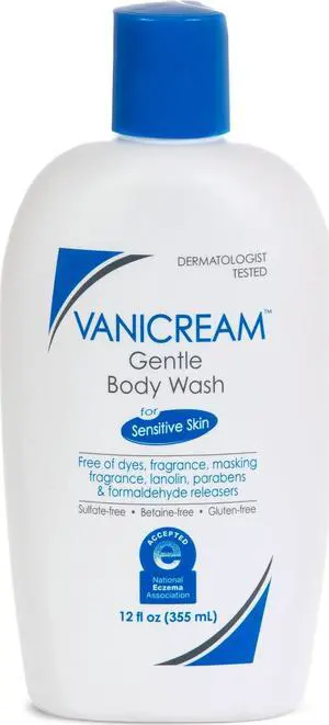 Gentle Body Wash, 12 Fl Oz, Formulated without Common Irritants for Sensitive Skin, Gentle Cleanse and Moisture, Removes Dirt & Oils, Non-Drying, pH-Balanced Shower Gel Gentle Body Wash, 12 Fl Oz, Formulated without Common Irritants for Sensitive Skin, Gentle Cleanse and Moisture, Removes Dirt & Oils, Non-Drying, pH-Balanced Shower Gel