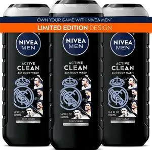 Active Clean 3-in-1 Body Wash, Mulitpack, 3 x 16.9 FL OZ Active Clean 3-in-1 Body Wash, Mulitpack, 3 x 16.9 FL OZ