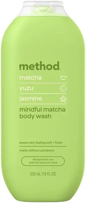 Body Wash, Mindful Matcha, 18 fl oz Body Wash, Mindful Matcha, 18 fl oz