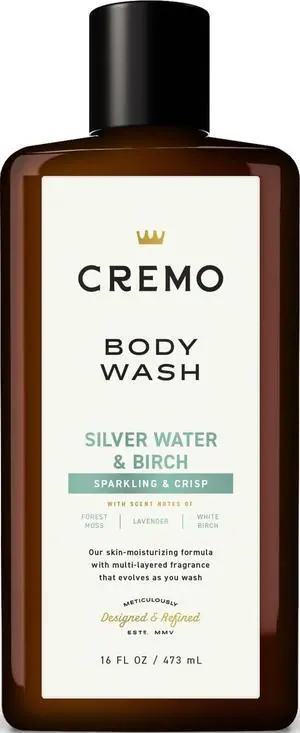 Body Wash for Men, Rich-Lathering Silver Water & Birch, 16 Fl Oz Body Wash for Men, Rich-Lathering Silver Water & Birch, 16 Fl Oz