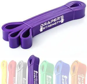 Heavy Duty Resistance Stretch Loop Bands for Powerlifting Workout Exercise and Assisted Pull Ups 04. Purple Heavy Duty Resistance Stretch Loop Bands for Powerlifting Workout Exercise and Assisted Pull Ups 04. Purple