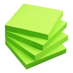 Sticky Notes 3x3 in, Self-Adhesive Note, 4 Pads, 100 Sheets/Pad (Green) | Perfect for Home, Classroom, and Workplace Organization Sticky Notes 3x3 in, Self-Adhesive Note, 4 Pads, 100 Sheets/Pad (Green) | Perfect for Home, Classroom, and Workplace Organization