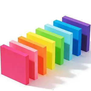 Sticky Notes 3x3 inch, 8 Pads, 82 Sheets/pad Bright Colors Self-Stick Note Pads, Recyclable Sticky Pads, Easy to Post for Home, Office, Classroom, Notebook Sticky Notes 3x3 inch, 8 Pads, 82 Sheets/pad Bright Colors Self-Stick Note Pads, Recyclable Sticky Pads, Easy to Post for Home, Office, Classroom, Notebook