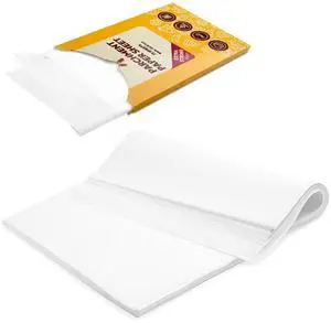 75 Pcs White Parchment Paper Baking Sheets, 12x16 Inch, Heavy Duty | Precut Non-Stick half sheet paper, ideal for air fryers, baking cookies and lining cookie pans 75 Pcs White Parchment Paper Baking Sheets, 12x16 Inch, Heavy Duty | Precut Non-Stick half sheet paper, ideal for air fryers, baking cookies and lining cookie pans