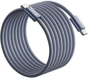 Long USB C to USB C Cable, 240W Fast Charging (10FT, 1 Pack) | E-Marker Chip, Real-Time Safety | for MacBook Pro/Air M5 M4 M3 M2 M1, MacBook Neo, iPad Air Pro M5 M4, iPhone 17 Pro Max Long USB C to USB C Cable, 240W Fast Charging (10FT, 1 Pack) | E-Marker Chip, Real-Time Safety | for MacBook Pro/Air M5 M4 M3 M2 M1, MacBook Neo, iPad Air Pro M5 M4, iPhone 17 Pro Max