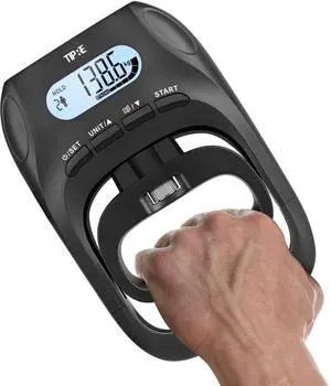 396lbs/180kg Grip Strength Tester, Hand grip Dynamometer, Digital Grip Strength Tester with LCD Display, Adjustable Hand Grip Training Gauge, Hand Exercisers for Sports Home School Use - Black 396lbs/180kg Grip Strength Tester, Hand grip Dynamometer, Digital Grip Strength Tester with LCD Display, Adjustable Hand Grip Training Gauge, Hand Exercisers for Sports Home School Use - Black