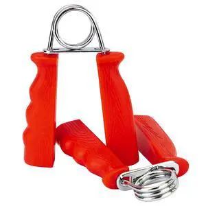 Hand Grip Exerciser Pair - Red, Light - 6 lb Hand Grip Exerciser Pair - Red, Light - 6 lb