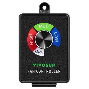 Variable Speed Controller Cordless Vent Blower Speed Adjuster for Inline Duct Exhaust Fan Variable Speed Controller Cordless Vent Blower Speed Adjuster for Inline Duct Exhaust Fan