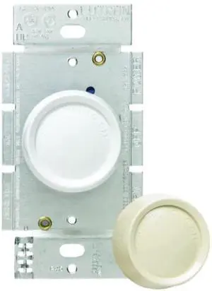 FSQ-2FH-DK Electronics Rotary On/Off Fan-Speed Control, 1 White and 1 Ivory Knob Included FSQ-2FH-DK Electronics Rotary On/Off Fan-Speed Control, 1 White and 1 Ivory Knob Included