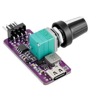 DIY Type C 5V to 12V 4 Pin PWM Fan Speed Adapter Controller Supported PC Cooling Fan, Max 12V 8W Output DIY Type C 5V to 12V 4 Pin PWM Fan Speed Adapter Controller Supported PC Cooling Fan, Max 12V 8W Output