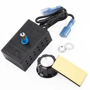 Rheostat Variable Speed Control Switch 120V for Heat N Glo, Heatilator, Majestic, Regency, Desa Fireplace Parts, Fan Speed Controller Switch for Wood Stoves and Fireplace Blower Fan Kits. Rheostat Variable Speed Control Switch 120V for Heat N Glo, Heatilator, Majestic, Regency, Desa Fireplace Parts, Fan Speed Controller Switch for Wood Stoves and Fireplace Blower Fan Kits.