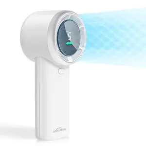 Portable Handheld Mini Fan: High Speed Cooling Fan, 10 Hours Battery Life, USB Rechargeable, Small Essentials for Women, Beach Travel, Vacation (White) Portable Handheld Mini Fan: High Speed Cooling Fan, 10 Hours Battery Life, USB Rechargeable, Small Essentials for Women, Beach Travel, Vacation (White)