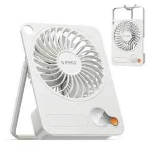 Portable Desk Travel Fan Rechargeable with 2-In-1 Design, DoFan White | 180° Stand Adjustable, 3 Speed Adjustable, 14H MAX, Digital Display, Easy to Clean, USB-C Rechargeable for Camping, Office Portable Desk Travel Fan Rechargeable with 2-In-1 Design, DoFan White | 180° Stand Adjustable, 3 Speed Adjustable, 14H MAX, Digital Display, Easy to Clean, USB-C Rechargeable for Camping, Office