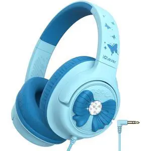 C371 Kids Headphones with Cord for School Boys Girls Travel Gift | SafeSound Tech3.0, Stereo Sound, 3.5mm Jack, Foldable, Durable Headband, Safe Wired Headphones for Kids, Powder Blue C371 Kids Headphones with Cord for School Boys Girls Travel Gift | SafeSound Tech3.0, Stereo Sound, 3.5mm Jack, Foldable, Durable Headband, Safe Wired Headphones for Kids, Powder Blue