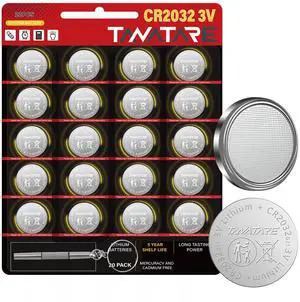 CR2032 Batteries 20 Pack, CR2032 Lithium 3V Coin Battery | 280mAh High Capacity, 3-in-1 Mini Screwdriver, 2032 Battery for Key Fob Battery, AirTag, Watches, Flameless Candle CR2032 Batteries 20 Pack, CR2032 Lithium 3V Coin Battery | 280mAh High Capacity, 3-in-1 Mini Screwdriver, 2032 Battery for Key Fob Battery, AirTag, Watches, Flameless Candle