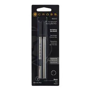Selectip Gel Rollerball Pen Refill, 2-Pack, Medium Point, Black Ink | Replacement Pen Refill for Executive Pens, Consistent Ink Flow, Bold Gel Ink, Smooth Laydown, Writes .7 Miles or 3,700 Ft Selectip Gel Rollerball Pen Refill, 2-Pack, Medium Point, Black Ink | Replacement Pen Refill for Executive Pens, Consistent Ink Flow, Bold Gel Ink, Smooth Laydown, Writes .7 Miles or 3,700 Ft