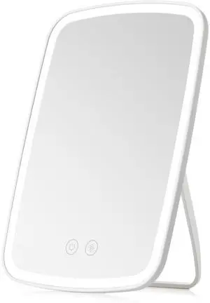 Portable Lighted Makeup Mirror, 1500mAh Battery, 9"x6" | Rechargeable Vanity Mirror with 3 Color Lighting and Brightness Adjustable Portable Lighted Makeup Mirror, 1500mAh Battery, 9"x6" | Rechargeable Vanity Mirror with 3 Color Lighting and Brightness Adjustable