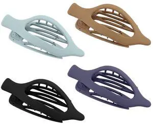 Hair Clips for Women Girls Cute Hair Pins for Long Tail Barrettes Hairs Accessories Gray Black, 4 Pack Hair Clips for Women Girls Cute Hair Pins for Long Tail Barrettes Hairs Accessories Gray Black, 4 Pack