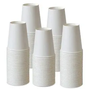 Paper Cups 150 Pack - 8 Oz Hot and Cold Paper Coffee Cups Paper Cups 150 Pack - 8 Oz Hot and Cold Paper Coffee Cups