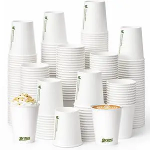 Paper Cups 8 oz, 300 Pack Disposable Coffee Cups for Hot & Cold Beverages, Sturdy with Leak-Resistant Lining, Ideal for Office, Party, Home and Travel (LOGO) Paper Cups 8 oz, 300 Pack Disposable Coffee Cups for Hot & Cold Beverages, Sturdy with Leak-Resistant Lining, Ideal for Office, Party, Home and Travel (LOGO)