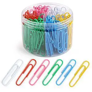 320 Pcs Large Paper Clips, 2 Inch Jumbo Paper Clips, Colorful Coated Paperclips, Heavy Metal Paperclips Office for Teacher Supplies School Supplies 320 Pcs Large Paper Clips, 2 Inch Jumbo Paper Clips, Colorful Coated Paperclips, Heavy Metal Paperclips Office for Teacher Supplies School Supplies