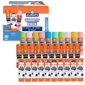 Glue Sticks Variety Pack, Featuring BlooStick Buddies, Disappearing Purple, and Scented Glue Sticks, Assorted, 6 Grams, 30 Count - Arts & Crafts, Fun Classroom Supplies, #1 Teacher Brand Glue Sticks Variety Pack, Featuring BlooStick Buddies, Disappearing Purple, and Scented Glue Sticks, Assorted, 6 Grams, 30 Count - Arts & Crafts, Fun Classroom Supplies, #1 Teacher Brand