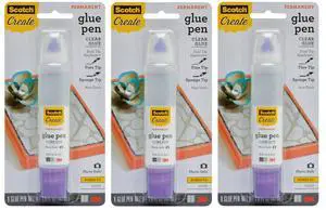 Scrapbookers Glue with Two-Way Applicator, 1.6 Ounce, (Pack of 3) Scrapbookers Glue with Two-Way Applicator, 1.6 Ounce, (Pack of 3)