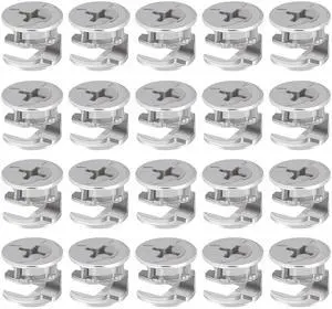 20 Pieces Furniture Cam Lock Fasteners 15mm x 12mm Furniture Cam Lock Nut Connectors Fittings for Cabinet Drawer Wardrobe Panel Connecting 20 Pieces Furniture Cam Lock Fasteners 15mm x 12mm Furniture Cam Lock Nut Connectors Fittings for Cabinet Drawer Wardrobe Panel Connecting