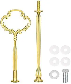 1 Set Cake Tray Stand Handle Cupcake Dessert Plate Hardware Fitting Holder Rod Stand Handle for Cake Stand Wedding Party, 2-Tiers Flower Gold 1 Set Cake Tray Stand Handle Cupcake Dessert Plate Hardware Fitting Holder Rod Stand Handle for Cake Stand Wedding Party, 2-Tiers Flower Gold