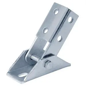 2 Pack Adjustable Angle Bracket for 1-5/8" Strut Channel,3/16" Thick | Heavy Duty Strut Hardware 2 Pack Adjustable Angle Bracket for 1-5/8" Strut Channel,3/16" Thick | Heavy Duty Strut Hardware
