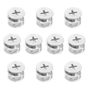 10 Pcs Cam Locks for Furniture, 15x12 mm Furniture Connecter Cam Lock Cabinet Drawer Fastener, Eccentric Locking Nuts Connectors Furnitures Repair Assembly Hardware Parts Fastener for Wardrobe Dresser 10 Pcs Cam Locks for Furniture, 15x12 mm Furniture Connecter Cam Lock Cabinet Drawer Fastener, Eccentric Locking Nuts Connectors Furnitures Repair Assembly Hardware Parts Fastener for Wardrobe Dresser