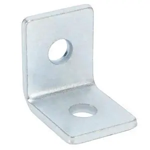 10 Pack 2 Holes 90° Fitting for 1-5/8" Strut Channel, Strut Hardware L Brackets, 3/16" Thickness, Silver 10 Pack 2 Holes 90° Fitting for 1-5/8" Strut Channel, Strut Hardware L Brackets, 3/16" Thickness, Silver