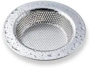1 Pack Sink Strainer for Most Kitchen Sink Drain Basket, Upgraded Double-Layer Safe Design Kitchen Sink Strainer (Outer Diameter 4.5 Inch) 1 Pack Sink Strainer for Most Kitchen Sink Drain Basket, Upgraded Double-Layer Safe Design Kitchen Sink Strainer (Outer Diameter 4.5 Inch)