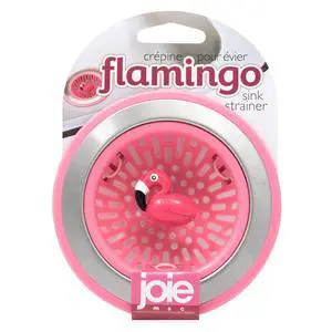Flamingo Kitchen Sink Strainer Basket Garbage Disposal Drain Cover | Fits All Standard Sinks, Keeps Unwanted Food Particles Out Kitchen Sink Drain, Measures 4.5 x 4.5 Flamingo Kitchen Sink Strainer Basket Garbage Disposal Drain Cover | Fits All Standard Sinks, Keeps Unwanted Food Particles Out Kitchen Sink Drain, Measures 4.5 x 4.5