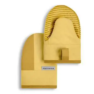 Beacon Two-Tone Non-Slip Mini Oven Mitt Set, Majestic Yellow, 5.5"x8", 2 Piece Beacon Two-Tone Non-Slip Mini Oven Mitt Set, Majestic Yellow, 5.5"x8", 2 Piece