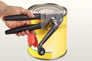 Heavy Duty Can Opener with Magnet Commercial Can Opener Manual for Seniors & Arthritis - Hand Held, Folding Knob, Smooth Edge, Works on #10 Cans, for Restaurants Heavy Duty Can Opener with Magnet Commercial Can Opener Manual for Seniors & Arthritis - Hand Held, Folding Knob, Smooth Edge, Works on #10 Cans, for Restaurants