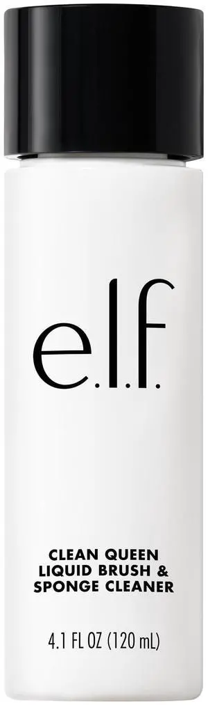 Clean Queen Liquid Brush & Sponge Cleaner, Gentle Foaming Cleaner For Removing Leftover Makeup, Dirt & Grime, Vegan & Cruelty-Free, 4.1 oz Clean Queen Liquid Brush & Sponge Cleaner, Gentle Foaming Cleaner For Removing Leftover Makeup, Dirt & Grime, Vegan & Cruelty-Free, 4.1 oz