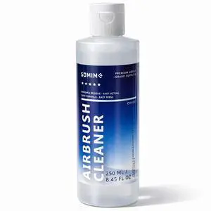 8.45 fl oz(250ml) Airbrush Cleaner, Fast Acting Cleaning Solution | Air Brush Cleaner for Water-based Paints, Clogged Airbrushes, Paint Brushes and Artist Tools 8.45 fl oz(250ml) Airbrush Cleaner, Fast Acting Cleaning Solution | Air Brush Cleaner for Water-based Paints, Clogged Airbrushes, Paint Brushes and Artist Tools