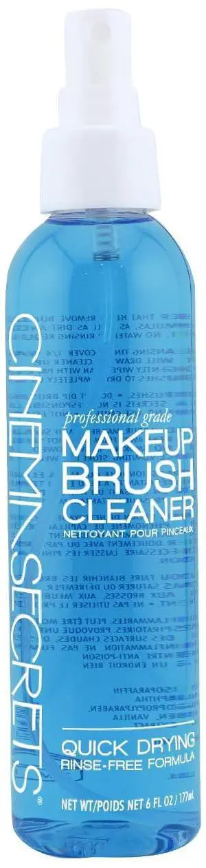 Original Blue Vanilla Makeup Brush Cleaner Spray - Professional Cleanser for Makeup Brushes - Quick-Drying, Rinse-Free Formula - Removes Stubborn Waterproof Make Up (6 fl oz) Original Blue Vanilla Makeup Brush Cleaner Spray - Professional Cleanser for Makeup Brushes - Quick-Drying, Rinse-Free Formula - Removes Stubborn Waterproof Make Up (6 fl oz)