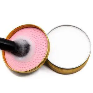 Makeup Brush Cleaner Solid Brush & Sponge Soap With Silicone Cleaning Pad, Vegan, Deep Cleaning, No Residue(100g/3.53oz) Makeup Brush Cleaner Solid Brush & Sponge Soap With Silicone Cleaning Pad, Vegan, Deep Cleaning, No Residue(100g/3.53oz)