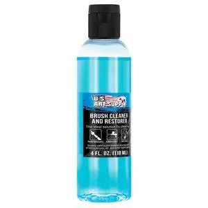 Brush Cleaner and Restorer, 4 Ounce Bottle | Cleans Paint Brushes, Airbrushes, Art Tools - Cleaning Solution to Remove Dried On Acrylic, Oil and Water-Based Paint Colors Brush Cleaner and Restorer, 4 Ounce Bottle | Cleans Paint Brushes, Airbrushes, Art Tools - Cleaning Solution to Remove Dried On Acrylic, Oil and Water-Based Paint Colors