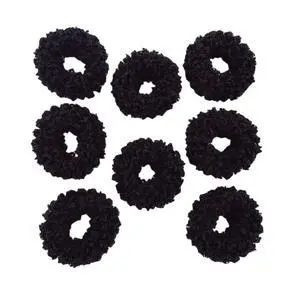 8pcs Plush Scrunchie Hair ties Large Scrunchie fluffy tied Hair Rope Cute Elastic Hair Bands Scrubchy Hair Accessories for Women and Girls (Black) 8pcs Plush Scrunchie Hair ties Large Scrunchie fluffy tied Hair Rope Cute Elastic Hair Bands Scrubchy Hair Accessories for Women and Girls (Black)
